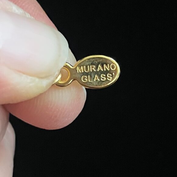 Vintage Murano glass bead necklace - Picture 5 of 8